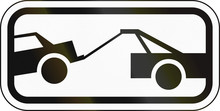 United States Traffic Sign: Tow Away Zone