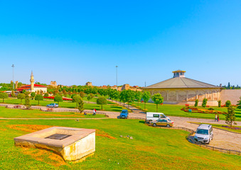 the 1453 panorama museum at Istanbul city in Turkey