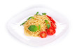 © indigolotos - Tagliatelli pasta with tomatoes