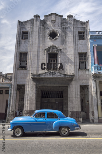 Naklejka na szybę Classic american car in Havana, Cuba