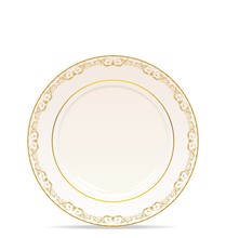 Floral Ornament Plate Isolated