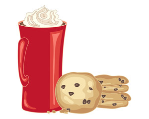 Wall Mural - chocolate chip biscuit