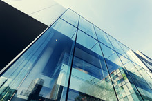 Modern Office Building Exterior And Glass Wall