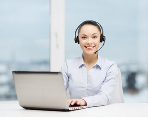 Sticker - friendly female helpline operator