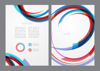 Sticker - Flyer design template