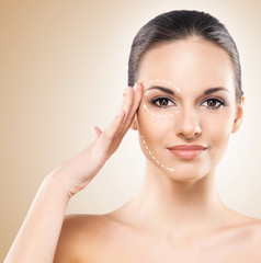 Spa portrait of a young and healthy woman