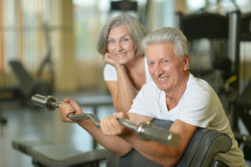 Sticker - beautiful elderly couple