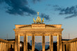 Berlin - AUGUST 4, 2013: Brandenburg Gate on August 4 in Germany