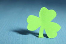 Clover On A Blue Background