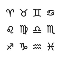 zodiac symbols