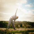 © sinada - man practices yoga and leads healthy lifestyle