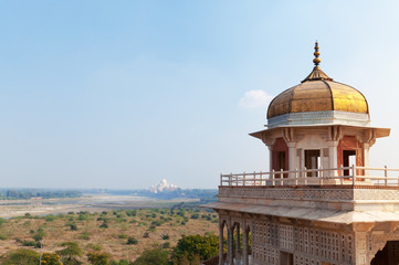 Wall Mural - Musamman Burj of Red Agra Fort