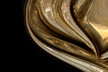 Fototapete - Abstract elegant wave background design with space for your text