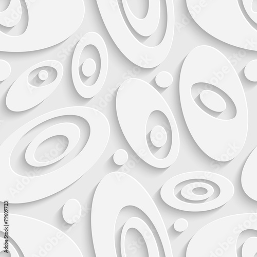 Fototapeta do kuchni Seamless Circles Pattern