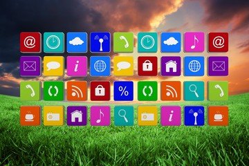 Poster - Composite image of app wall