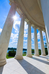 Sticker - Thomas Jefferson memorial in Washington DC