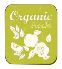 Wall Mural - Apple Label