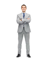 Poster - happy smiling businessman in suit