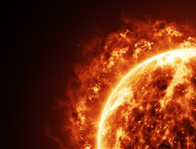 The Outer Body Of The Sun Being In The Ring Of Fire