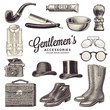 collection of gentlemen's accessories