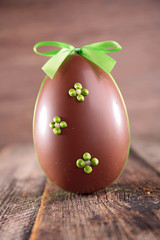 Canvas Print - chocolate easter egg