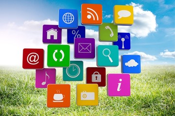 Poster - Composite image of apps