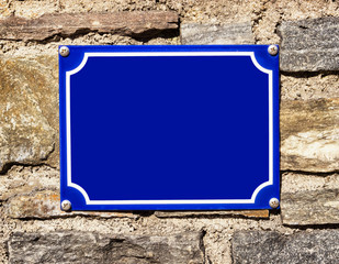 Canvas Print - blank sign