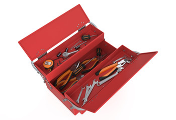 Poster - red tool box