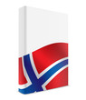 Norway book cover flag white
