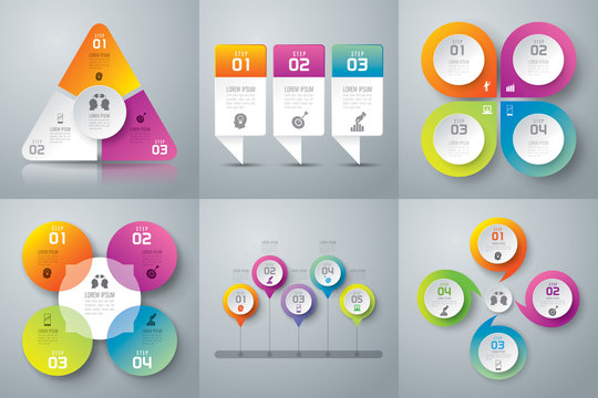 Infographics vector design template.