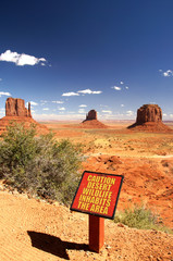 Monument Valley, desert wildlife