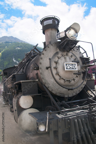 Fotografie, Obraz Narrow Gauge Railway from Durango to Silverton in Colorado USA.