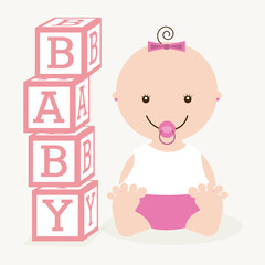 Poster - toys baby