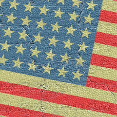 Wall Mural - Vintage American flag