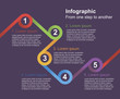 © arinaiva - Infographic elements. Instruction steps.