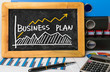 © cacaroot - business plan with financial chart hand-drawn