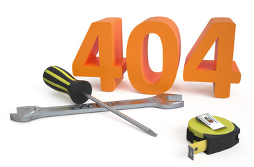 Poster - 404 repairs concept