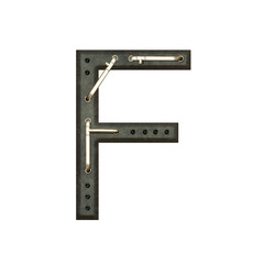 Alphabet technically, Letter F