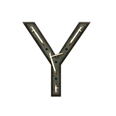Alphabet technically, Letter Y