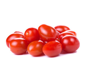 Canvas Print - Cherry tomatoes on a white background isolated