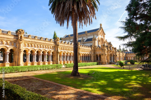 Fotografie, Tablou  Mausoleum in Bilbao's cemetery, Spain