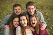 © Scott Griessel - Five Laughing Teens Outdoors