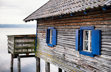 Poster - old boathouse