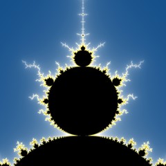 Wall Mural - fractal floral pattern