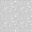 Binary computer code seamless pattern vector background