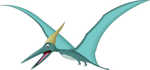 Wall Mural - Happy pterodactyl cartoon