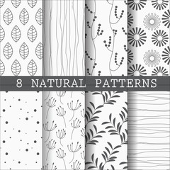 Wall Mural - nature seamless patterns