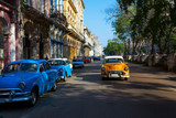 Fototapeta Paryż - Classic old car on streets of Havana, Cuba