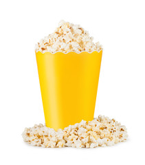 Canvas Print - Popcorn in cardboard box