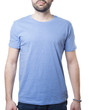plain blue tshirt with copy space